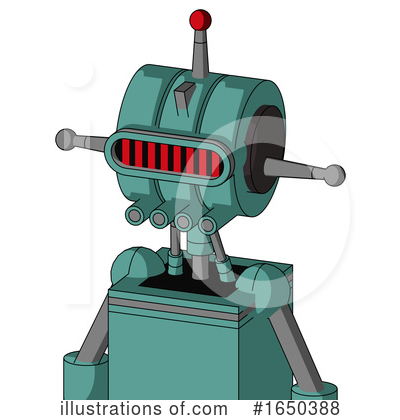 Royalty-Free (RF) Robot Clipart Illustration by Leo Blanchette - Stock Sample #1650388