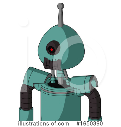 Royalty-Free (RF) Robot Clipart Illustration by Leo Blanchette - Stock Sample #1650390