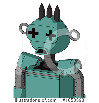 Royalty-Free (RF) Robot Clipart Illustration by Leo Blanchette - Stock Sample #1650393