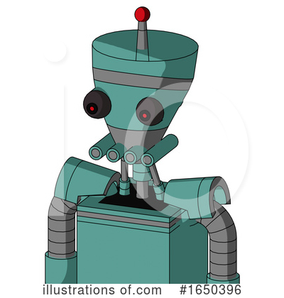 Royalty-Free (RF) Robot Clipart Illustration by Leo Blanchette - Stock Sample #1650396