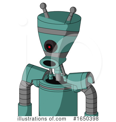 Royalty-Free (RF) Robot Clipart Illustration by Leo Blanchette - Stock Sample #1650398