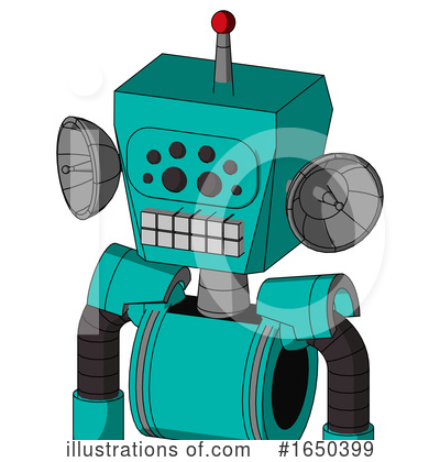 Royalty-Free (RF) Robot Clipart Illustration by Leo Blanchette - Stock Sample #1650399