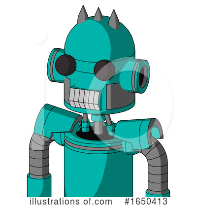 Royalty-Free (RF) Robot Clipart Illustration by Leo Blanchette - Stock Sample #1650413