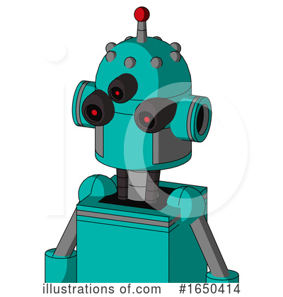 Royalty-Free (RF) Robot Clipart Illustration by Leo Blanchette - Stock Sample #1650414