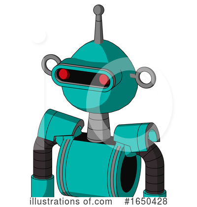 Royalty-Free (RF) Robot Clipart Illustration by Leo Blanchette - Stock Sample #1650428