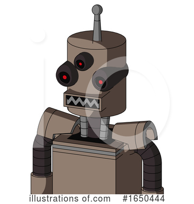 Royalty-Free (RF) Robot Clipart Illustration by Leo Blanchette - Stock Sample #1650444