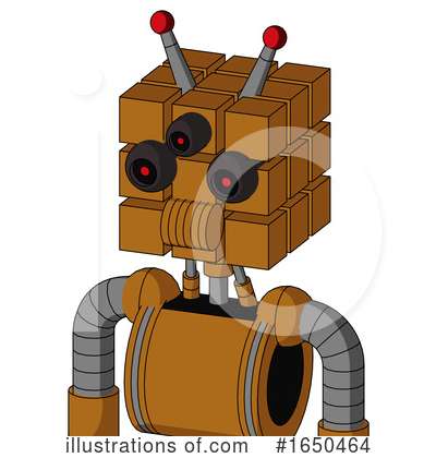 Royalty-Free (RF) Robot Clipart Illustration by Leo Blanchette - Stock Sample #1650464