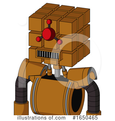 Royalty-Free (RF) Robot Clipart Illustration by Leo Blanchette - Stock Sample #1650465