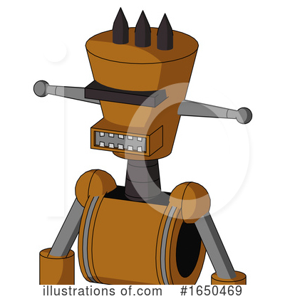 Royalty-Free (RF) Robot Clipart Illustration by Leo Blanchette - Stock Sample #1650469