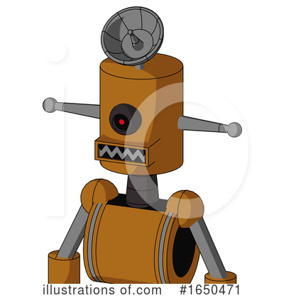 Royalty-Free (RF) Robot Clipart Illustration by Leo Blanchette - Stock Sample #1650471