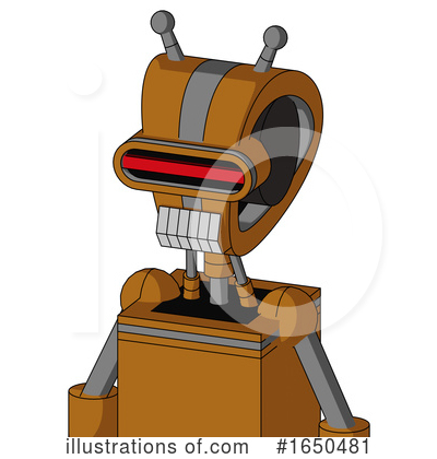 Royalty-Free (RF) Robot Clipart Illustration by Leo Blanchette - Stock Sample #1650481