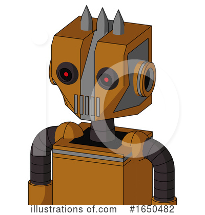 Royalty-Free (RF) Robot Clipart Illustration by Leo Blanchette - Stock Sample #1650482