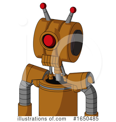Royalty-Free (RF) Robot Clipart Illustration by Leo Blanchette - Stock Sample #1650485