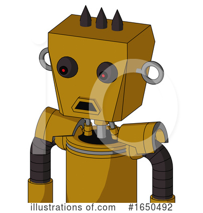 Royalty-Free (RF) Robot Clipart Illustration by Leo Blanchette - Stock Sample #1650492