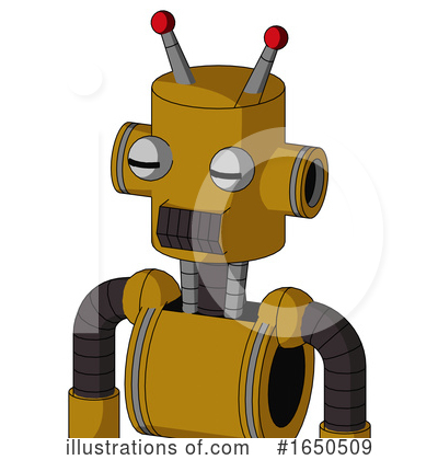 Royalty-Free (RF) Robot Clipart Illustration by Leo Blanchette - Stock Sample #1650509