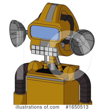 Royalty-Free (RF) Robot Clipart Illustration by Leo Blanchette - Stock Sample #1650513