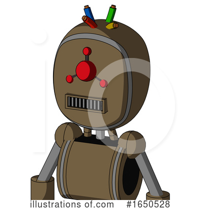 Royalty-Free (RF) Robot Clipart Illustration by Leo Blanchette - Stock Sample #1650528