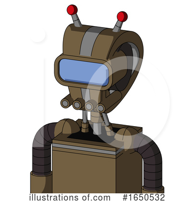 Royalty-Free (RF) Robot Clipart Illustration by Leo Blanchette - Stock Sample #1650532