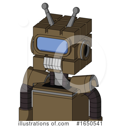 Royalty-Free (RF) Robot Clipart Illustration by Leo Blanchette - Stock Sample #1650541