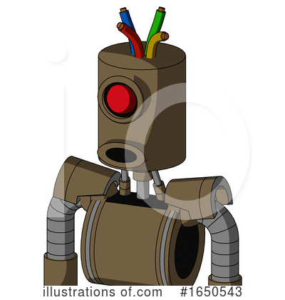 Royalty-Free (RF) Robot Clipart Illustration by Leo Blanchette - Stock Sample #1650543