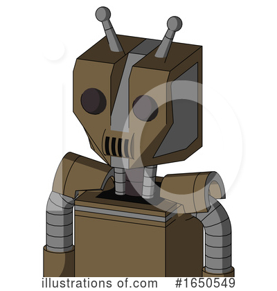 Royalty-Free (RF) Robot Clipart Illustration by Leo Blanchette - Stock Sample #1650549