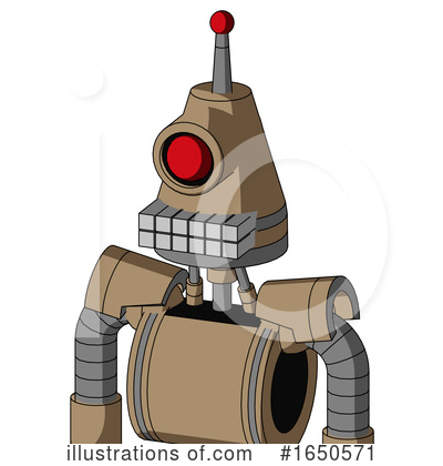 Royalty-Free (RF) Robot Clipart Illustration by Leo Blanchette - Stock Sample #1650571