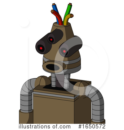 Royalty-Free (RF) Robot Clipart Illustration by Leo Blanchette - Stock Sample #1650572