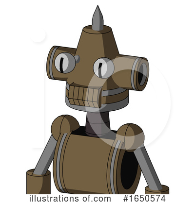 Royalty-Free (RF) Robot Clipart Illustration by Leo Blanchette - Stock Sample #1650574