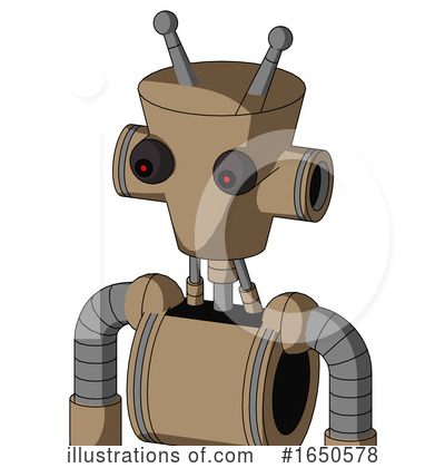 Royalty-Free (RF) Robot Clipart Illustration by Leo Blanchette - Stock Sample #1650578