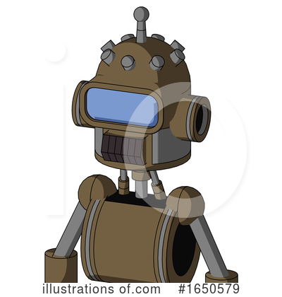 Royalty-Free (RF) Robot Clipart Illustration by Leo Blanchette - Stock Sample #1650579