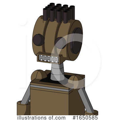 Royalty-Free (RF) Robot Clipart Illustration by Leo Blanchette - Stock Sample #1650585