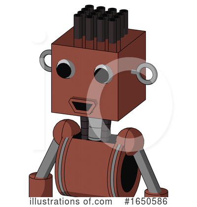 Royalty-Free (RF) Robot Clipart Illustration by Leo Blanchette - Stock Sample #1650586