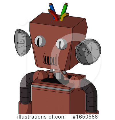 Royalty-Free (RF) Robot Clipart Illustration by Leo Blanchette - Stock Sample #1650588