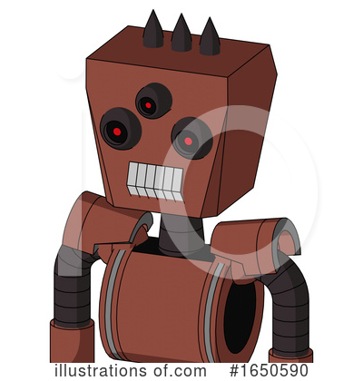 Royalty-Free (RF) Robot Clipart Illustration by Leo Blanchette - Stock Sample #1650590