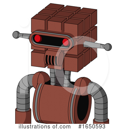 Royalty-Free (RF) Robot Clipart Illustration by Leo Blanchette - Stock Sample #1650593