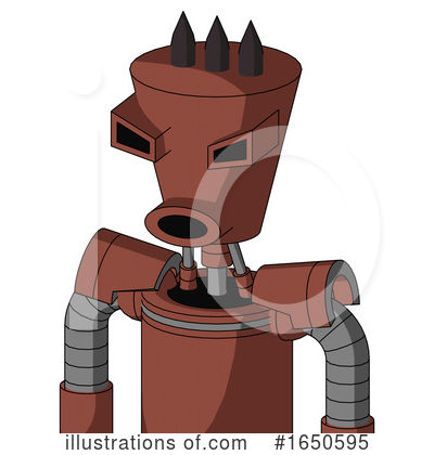 Royalty-Free (RF) Robot Clipart Illustration by Leo Blanchette - Stock Sample #1650595