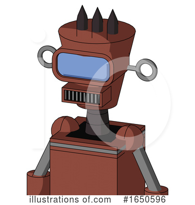 Royalty-Free (RF) Robot Clipart Illustration by Leo Blanchette - Stock Sample #1650596