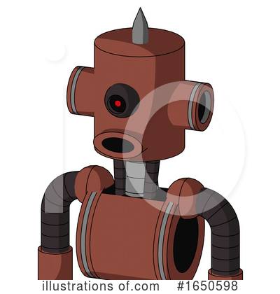 Royalty-Free (RF) Robot Clipart Illustration by Leo Blanchette - Stock Sample #1650598