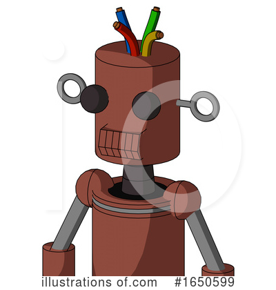 Royalty-Free (RF) Robot Clipart Illustration by Leo Blanchette - Stock Sample #1650599