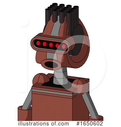 Royalty-Free (RF) Robot Clipart Illustration by Leo Blanchette - Stock Sample #1650602