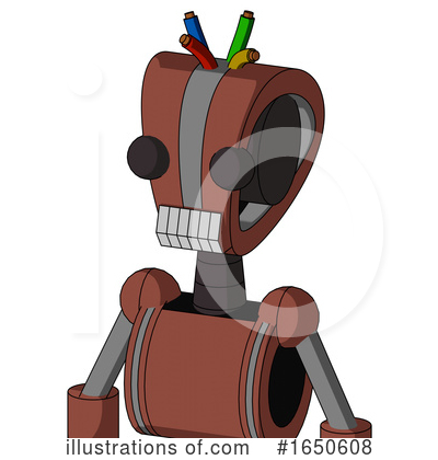 Royalty-Free (RF) Robot Clipart Illustration by Leo Blanchette - Stock Sample #1650608