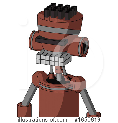 Royalty-Free (RF) Robot Clipart Illustration by Leo Blanchette - Stock Sample #1650619