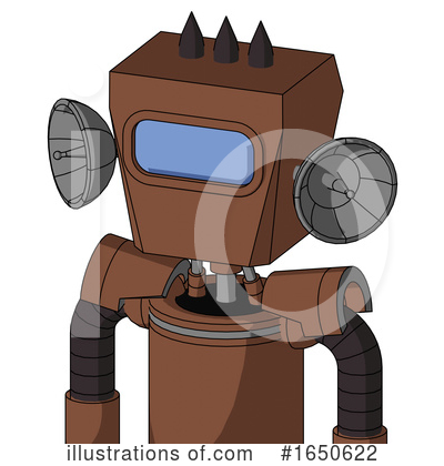 Royalty-Free (RF) Robot Clipart Illustration by Leo Blanchette - Stock Sample #1650622