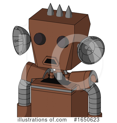 Royalty-Free (RF) Robot Clipart Illustration by Leo Blanchette - Stock Sample #1650623
