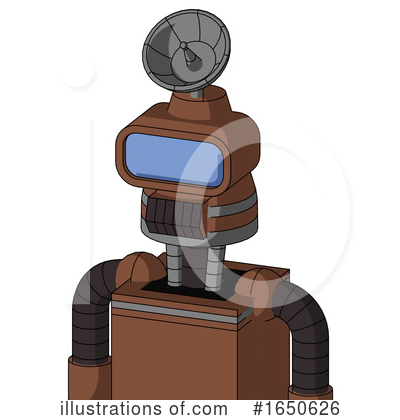 Royalty-Free (RF) Robot Clipart Illustration by Leo Blanchette - Stock Sample #1650626