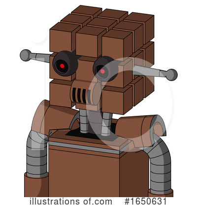 Royalty-Free (RF) Robot Clipart Illustration by Leo Blanchette - Stock Sample #1650631