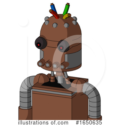 Royalty-Free (RF) Robot Clipart Illustration by Leo Blanchette - Stock Sample #1650635