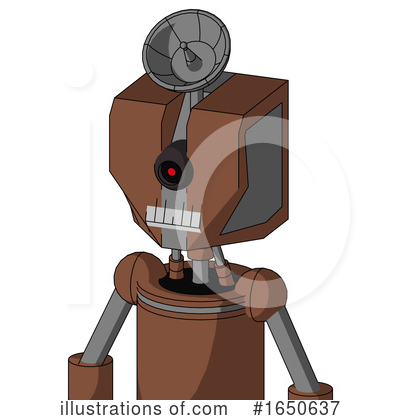 Royalty-Free (RF) Robot Clipart Illustration by Leo Blanchette - Stock Sample #1650637