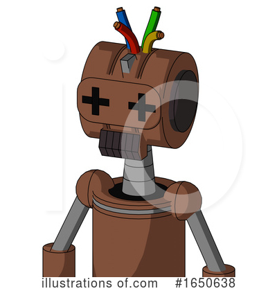 Royalty-Free (RF) Robot Clipart Illustration by Leo Blanchette - Stock Sample #1650638