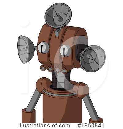 Royalty-Free (RF) Robot Clipart Illustration by Leo Blanchette - Stock Sample #1650641